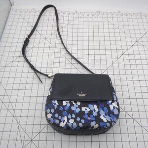 Kate Spade Purse new york Byrdie Floral Crossbody Black Bag/Purse
